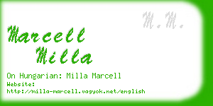 marcell milla business card